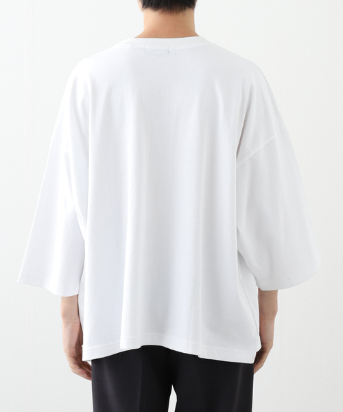WISM（ウィズム）の「【INTODUSK / イントゥダスク】 OVERSIZED SS POCKET TEE DSPI001（Tシャツ/カットソー・メンズ・ブラック/ホワイト・X-LARGE/LARGE/MEDIUM）」の8枚目の写真