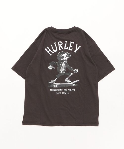 Hurley （ハーレー）の「【Hurley/ハーレー】ロゴバックプリントTシャツ　吸汗速乾　SKULL SKATER OVRSZD SS TEE（Tシャツ/カットソー・キッズ・カーキブラウン/チャコールグレー/ブラック・140/150/160/130）」の13枚目の写真