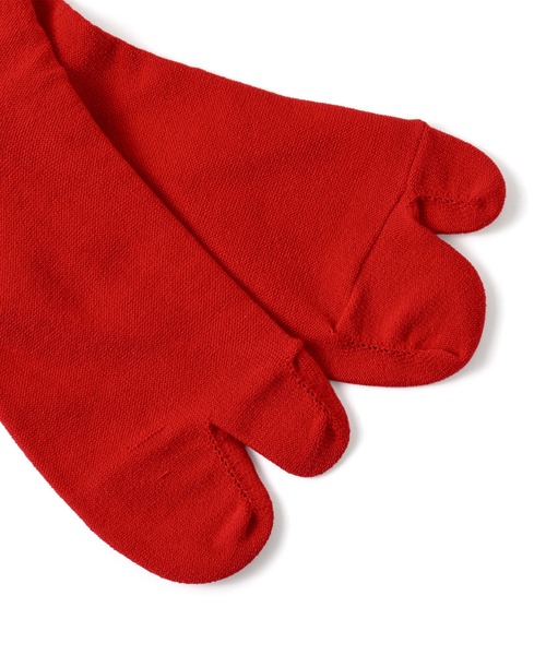 decka Quality socks(デカクオリティソックス)の「【BRUNA BOINNE × decka / ブルーナボイン × デカ】mohican socks モヒカンソックス 靴下 足袋 タビ 21.5~24.5cm(ソックス/靴下・レディース・ブルー/ブラック/ホワイト/オレンジ/ホワイト系その他/ターコイズブルー/ホワイト系その他2/レッド・FREE)」の18枚目の写真