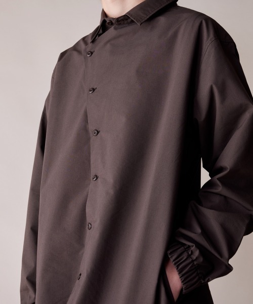 rehacer（レアセル）の「rehacer : Serene Outfield Shirt Jacket / セレヌ アウトフィールド シャツジャケット（シャツ/ブラウス・メンズ・オリーブ/ブラウン・X-LARGE/LARGE/MEDIUM/SMALL）」の4枚目の写真
