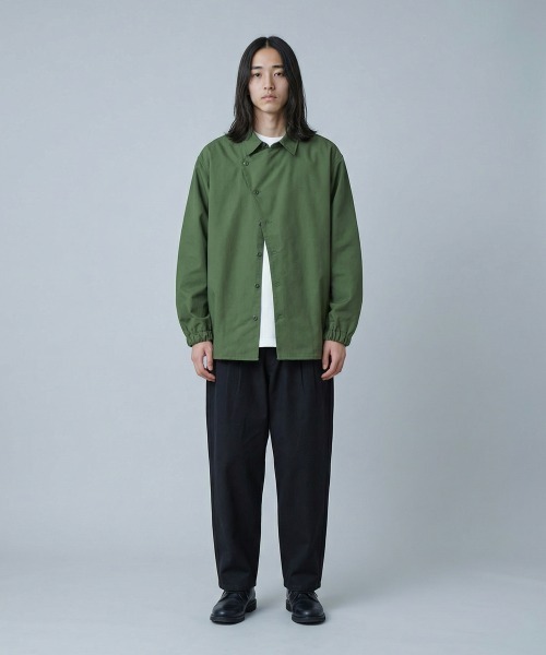 rehacer（レアセル）の「rehacer : Serene Outfield Shirt Jacket / セレヌ アウトフィールド シャツジャケット（シャツ/ブラウス・メンズ・オリーブ/ブラウン・X-LARGE/LARGE/MEDIUM/SMALL）」の17枚目の写真