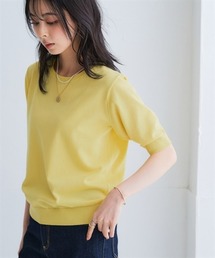 ROKU サマーニット イエロー Amazon | [Bolan Verl] 【全13色】半袖 ニット