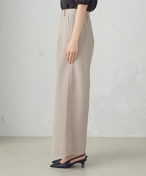 COMME CA ISM（コムサイズム）の「【セットアップ対応】クロスタックワイドパンツ（その他パンツ・レディース・チャコール/ベージュ・MEDIUM/LARGE）」の22枚目の写真
