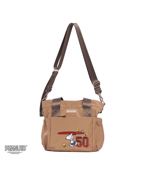 OUTDOOR PRODUCTS(アウトドアプロダクツ)の「アウトドア【OUTDOOR】PEANUTSコレクション スヌーピー 2WAYトートバッグM(ショルダーバッグ・レディース・ブラック/ベージュ/グレー・フリ-)」の18枚目の写真