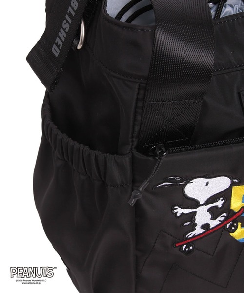 OUTDOOR PRODUCTS(アウトドアプロダクツ)の「アウトドア【OUTDOOR】PEANUTSコレクション スヌーピー 2WAYトートバッグM(ショルダーバッグ・レディース・ブラック/ベージュ/グレー・フリ-)」の10枚目の写真