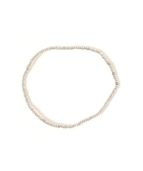 studio CLIP(スタディオクリップ)の「ビーズゴムブレスレット(ブレスレット・レディース・その他1/その他2/スカイブルー/ホワイト/レッド/ライトグリーン・FREE)」の6枚目の写真