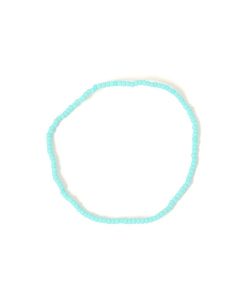 studio CLIP(スタディオクリップ)の「ビーズゴムブレスレット(ブレスレット・レディース・その他1/その他2/スカイブルー/ホワイト/レッド/ライトグリーン・FREE)」の4枚目の写真