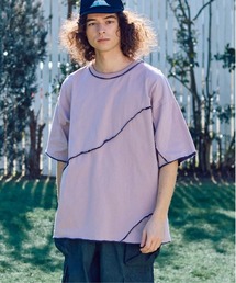 go slow caravan | USA/C カットオフ 歪み切替 ゆったり TEE(Tシャツ/カットソー)