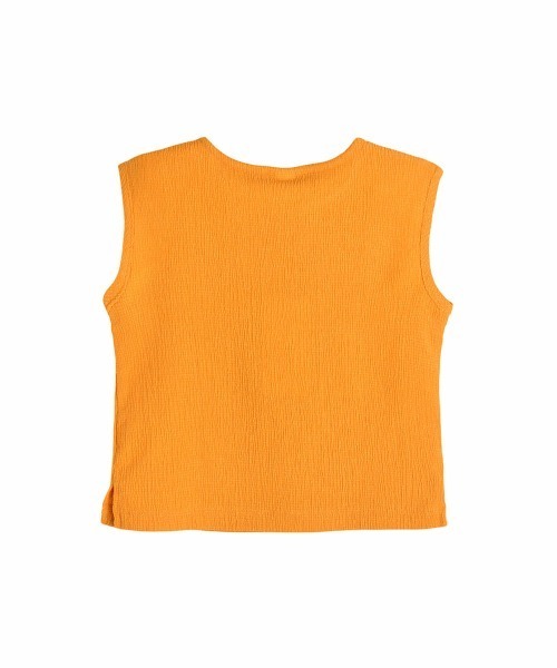 moimoln(モイモルン)の「【SOFT&】ノースリーブTシャツ(Tシャツ/カットソー・キッズ・オレンジ/パープル/アイボリー/カーキ・130cm/90cm/100cm/110cm/120cm)」の9枚目の写真