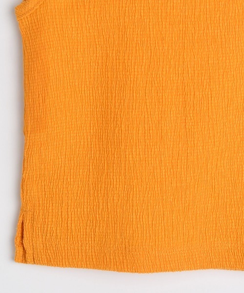 moimoln(モイモルン)の「【SOFT&】ノースリーブTシャツ(Tシャツ/カットソー・キッズ・オレンジ/パープル/アイボリー/カーキ・130cm/90cm/100cm/110cm/120cm)」の11枚目の写真