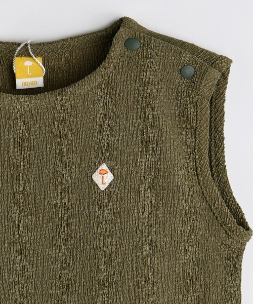 moimoln(モイモルン)の「【SOFT&】ノースリーブTシャツ(Tシャツ/カットソー・キッズ・オレンジ/パープル/アイボリー/カーキ・130cm/90cm/100cm/110cm/120cm)」の13枚目の写真