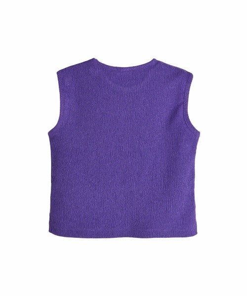 moimoln(モイモルン)の「【SOFT&】ノースリーブTシャツ(Tシャツ/カットソー・キッズ・オレンジ/パープル/アイボリー/カーキ・130cm/90cm/100cm/110cm/120cm)」の16枚目の写真