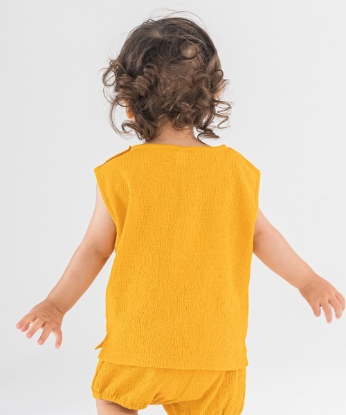 moimoln(モイモルン)の「【SOFT&】ノースリーブTシャツ(Tシャツ/カットソー・キッズ・オレンジ/パープル/アイボリー/カーキ・130cm/90cm/100cm/110cm/120cm)」の22枚目の写真