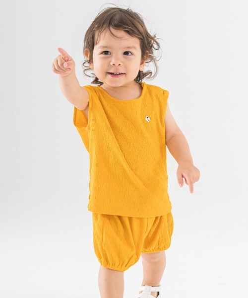 moimoln(モイモルン)の「【SOFT&】ノースリーブTシャツ(Tシャツ/カットソー・キッズ・オレンジ/パープル/アイボリー/カーキ・130cm/90cm/100cm/110cm/120cm)」の21枚目の写真