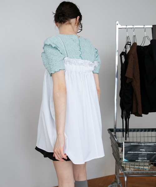 forksy.(フォルクシー)の「【forksy.】エブリデイ シャーリングメロー カットソー(Tシャツ/カットソー・レディース・ブラウン/ライトグリーン/ブラック/ライトブルー/オフホワイト・FREE)」の7枚目の写真