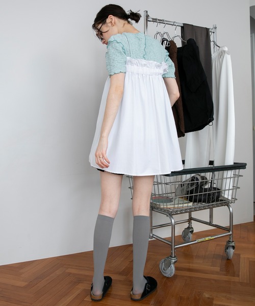 forksy.(フォルクシー)の「【forksy.】エブリデイ シャーリングメロー カットソー(Tシャツ/カットソー・レディース・ブラウン/ライトグリーン/ブラック/ライトブルー/オフホワイト・FREE)」の11枚目の写真