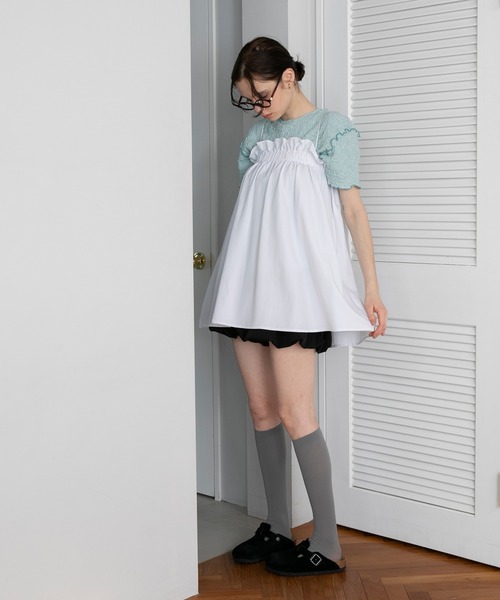 forksy.(フォルクシー)の「【forksy.】エブリデイ シャーリングメロー カットソー(Tシャツ/カットソー・レディース・ブラウン/ライトグリーン/ブラック/ライトブルー/オフホワイト・FREE)」の14枚目の写真