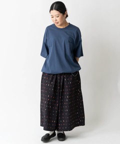 ULｼｱｻｯｶｰハッピーペイントベリーワイドパンツ