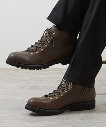 PADRONE（パドローネ）の「PADRONE パドローネ / WP SIDE ZIP TREKKING BOOTS (WATER PROOF LEATHER) ウォータープルーフレザートレッキングブーツ レインブーツ 撥水 防水 ビブラムソール 日本製 / PU7358-1128（ブーツ）」
