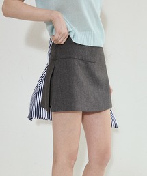 サイドスリット ミニスカートパンツ FX25B001【Fano Studios】