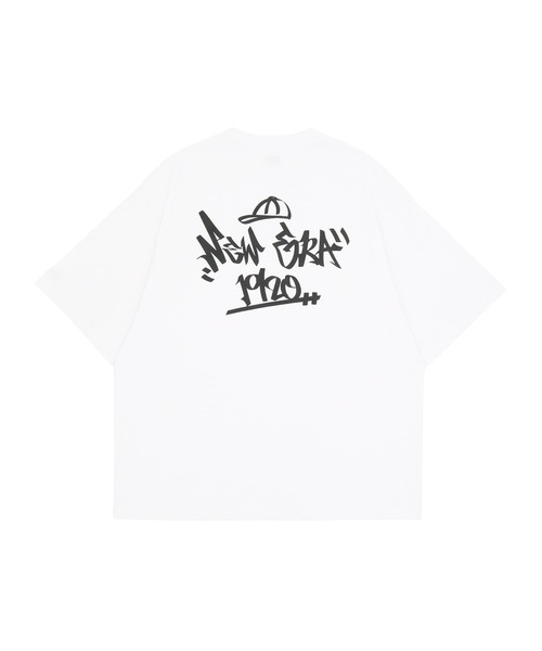 NEW ERA(ニューエラ)の「ニューエラ 半袖Tシャツ バックプリント ONSPOTZ別注(Tシャツ/カットソー・メンズ・ブルー/ブラック/ホワイト・XL/L/M/S/XXL)」の1枚目の写真