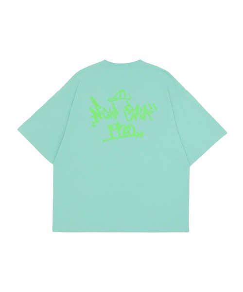 NEW ERA(ニューエラ)の「ニューエラ 半袖Tシャツ バックプリント ONSPOTZ別注(Tシャツ/カットソー・メンズ・ブルー/ブラック/ホワイト・XL/L/M/S/XXL)」の3枚目の写真