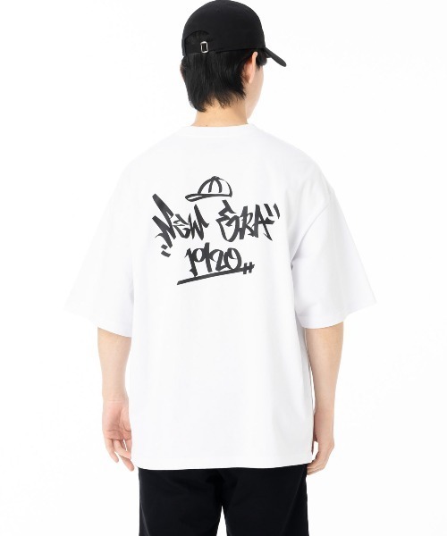 NEW ERA(ニューエラ)の「ニューエラ 半袖Tシャツ バックプリント ONSPOTZ別注(Tシャツ/カットソー・メンズ・ブルー/ブラック/ホワイト・XL/L/M/S/XXL)」の9枚目の写真