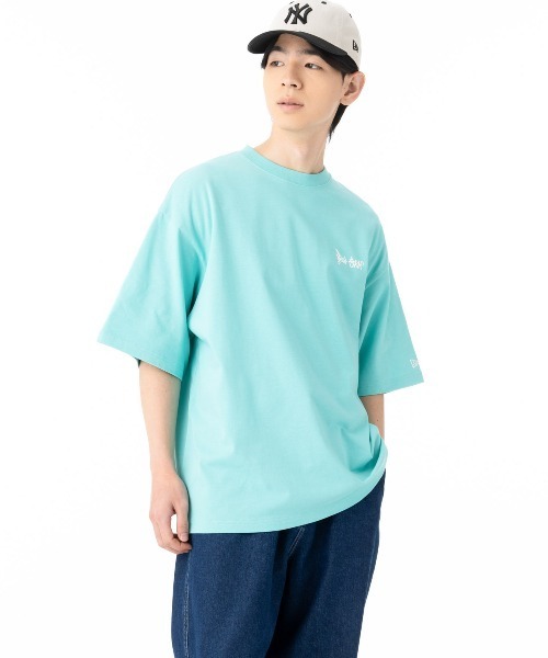 天然水 OVER PRINT 半袖Tシャツとキャップセット NEW ERA（ニューエラ） 半袖Tシャツ オーバーサイズ 手書き ONSPOTZ