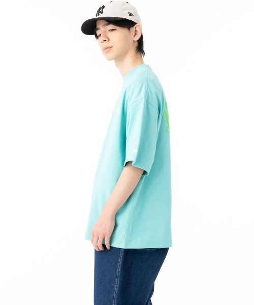天然水 OVER PRINT 半袖Tシャツとキャップセット NEW ERA（ニューエラ） 半袖Tシャツ ONSPOTZ別注 オーバーサイズ