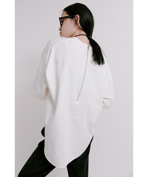 ｻﾃﾝ切り替えｶｯﾄｿｰﾄｯﾌﾟｽ（Tシャツ/カットソー）｜MIESROHE