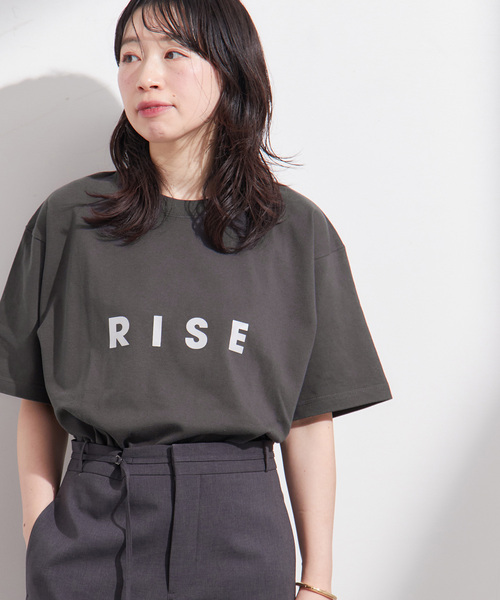 journal standard L'essage(ジャーナルスタンダードレサージュ)の「POET MEETS DUBWISE RISE:Tシャツ(Tシャツ/カットソー・レディース・ブラック系その他/ホワイト/ベージュ・FREE)」の3枚目の写真