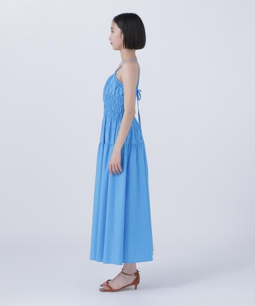 NATURAL BEAUTY BASIC(ナチュラルビューティーベーシック)の「◇【BLANC】シャーリングフレアキャミワンピース(ワンピース・レディース・ダークブルー/ブラック・MEDIUM/P/S)」の15枚目の写真
