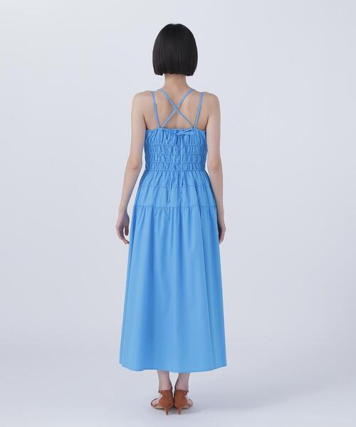NATURAL BEAUTY BASIC(ナチュラルビューティーベーシック)の「◇【BLANC】シャーリングフレアキャミワンピース(ワンピース・レディース・ダークブルー/ブラック・MEDIUM/P/S)」の16枚目の写真
