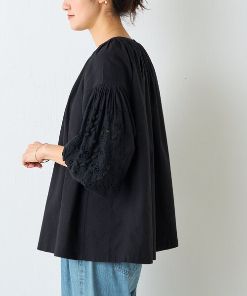 BEARDSLEY（ビアズリー）の「ラップ刺繍ブラウス（シャツ