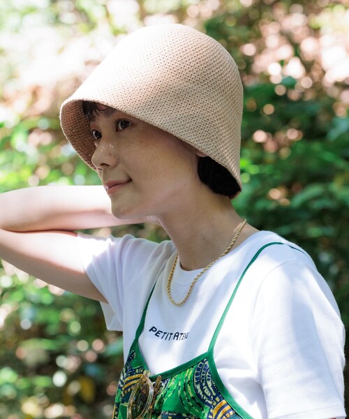 FREAK'S STORE（フリークスストア）の「コットンサーモハット（ハット・レディース・ブラック/キャメル・ONE SIZE）」の3枚目の写真