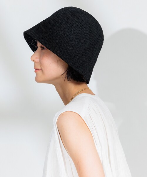 FREAK'S STORE（フリークスストア）の「コットンサーモハット（ハット・レディース・ブラック/キャメル・ONE SIZE）」の7枚目の写真