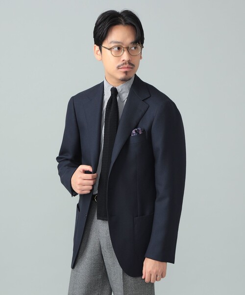 BEAMS F EXCLUSIVE FABRIC ウール ホップサック ジャケット（その他
