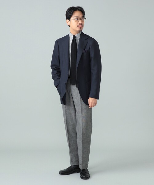 セール】BEAMS F EXCLUSIVE FABRIC ウール ホップサック ジャケット