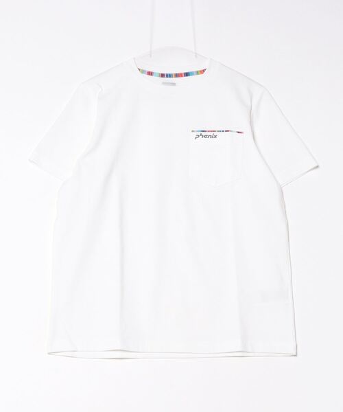 phenix（フェニックス）の「【別注】フェニックス phenix PHENIX POCKET T-SHIRTS 限定コラボ（Tシャツ/カットソー・レディース・チャコールグレー/サックスブルー/オフホワイト・M/L/XL/S）」の2枚目の写真