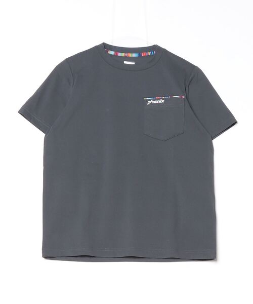 phenix（フェニックス）の「【別注】フェニックス phenix PHENIX POCKET T-SHIRTS 限定コラボ（Tシャツ/カットソー・レディース・チャコールグレー/サックスブルー/オフホワイト・M/L/XL/S）」の3枚目の写真