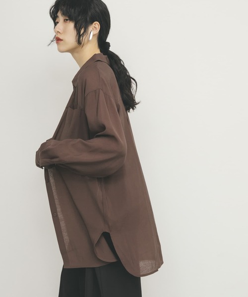 KBF（ケイビーエフ）の「シアーロングシャツ（シャツ/ブラウス