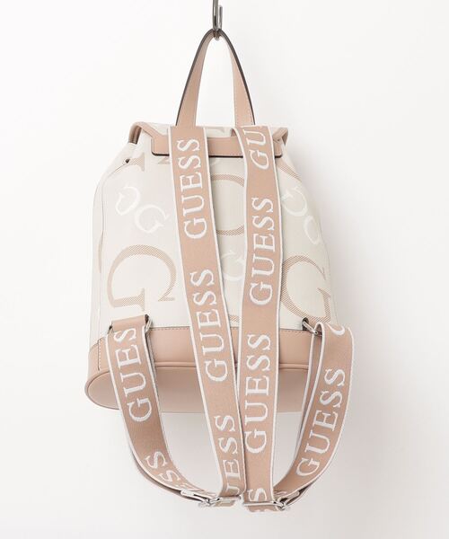 Guess（ゲス）の「SELAH Flap Backpack バックパック リュックサック（バックパック/リュック・レディース・ベージュ/ダークグレー・ONE SIZE）」の15枚目の写真