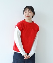 PAR ICI（パーリッシィ）の「シルクコットン ホールガーメントポケットベスト（ベスト）」