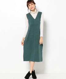 Another Edition | ワキスリットミラノリブワンピース/AEBC ワキスリットミラノリブOP(ワンピース)