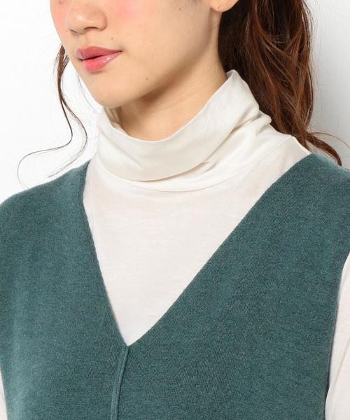 Another Edition（アナザーエディション）の「ワキスリットミラノリブワンピース/AEBC ワキスリットミラノリブOP◆（ワンピース・レディース・ブラック/ケリー・フリー）」の9枚目の写真