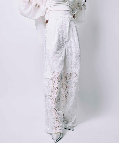 セール】【led.tokyo】POCKET LACE PANTS/ポケットレースパンツ