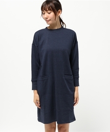 LBC | omコットンポリ裏毛プチハイネックワンピース (ワンピース)