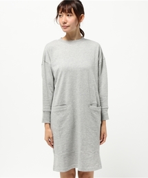 LBC | omコットンポリ裏毛プチハイネックワンピース (ワンピース)
