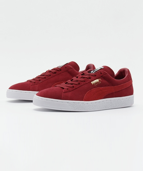 VENCEEXCHANGE（ヴァンスエクスチェンジ）の「PUMA プーマスウェードクラシック       （スニーカー・メンズ・ライトグレー/レッド/その他31・26.0cm/27.0cm）」の3枚目の写真