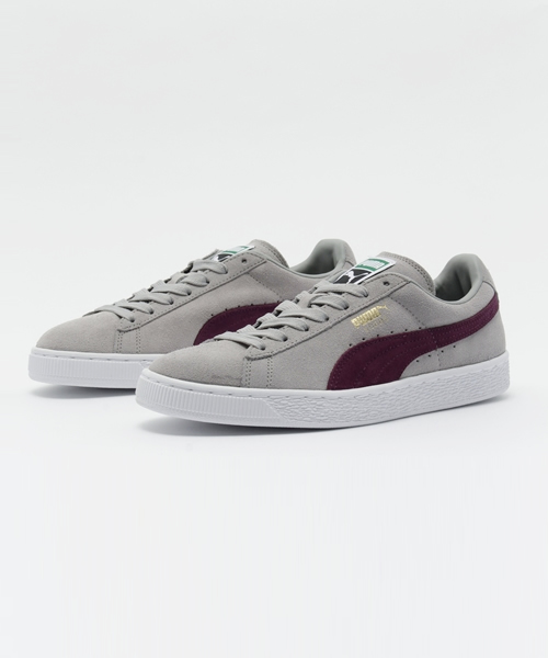 VENCEEXCHANGE（ヴァンスエクスチェンジ）の「PUMA プーマスウェードクラシック       （スニーカー・メンズ・ライトグレー/レッド/その他31・26.0cm/27.0cm）」の2枚目の写真
